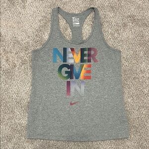 Nike Gray Dri-fit Tank Top